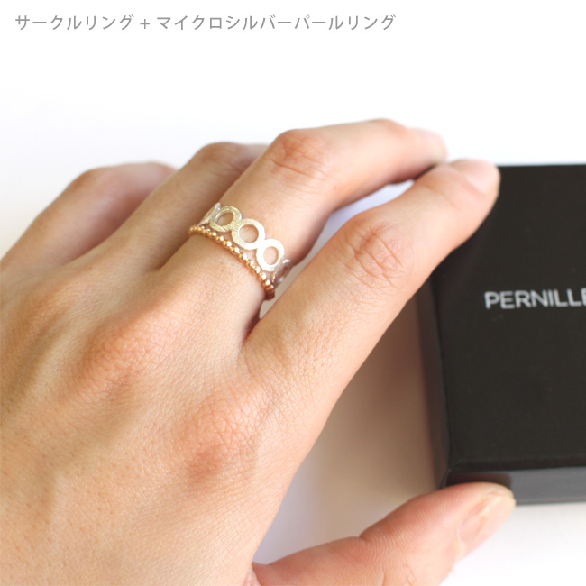 ペニーレ・コリドン　サークルリング（ゴールド）r-219gp/PERNILLE CORYDON