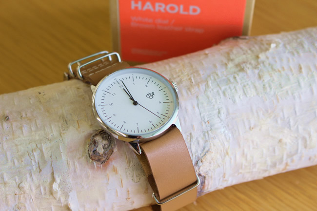 CHEAPO チーポ/HAROLD BROWN(レザーベルト/brown）14224DD/watch 腕時計
