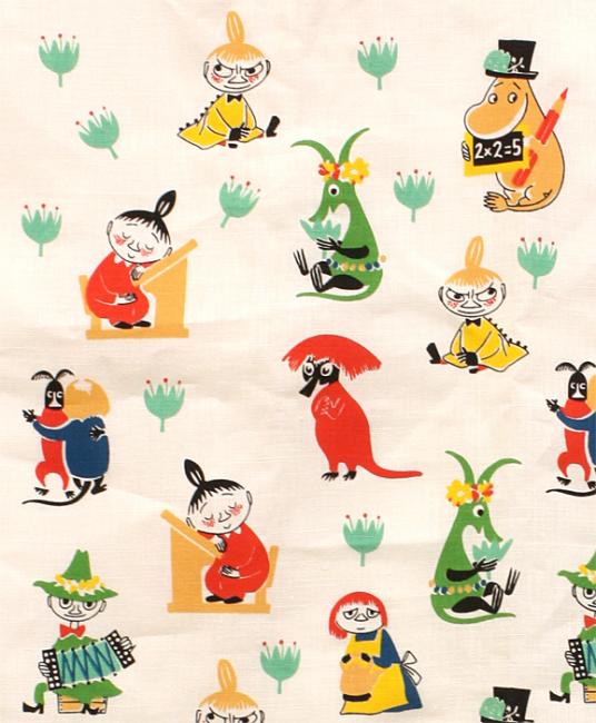 ムーミン Moomin キッチンタオル （50'sパターン）