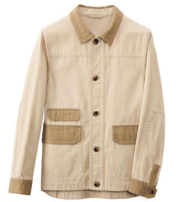CANVAS SHIRT PARKA/KHAKI