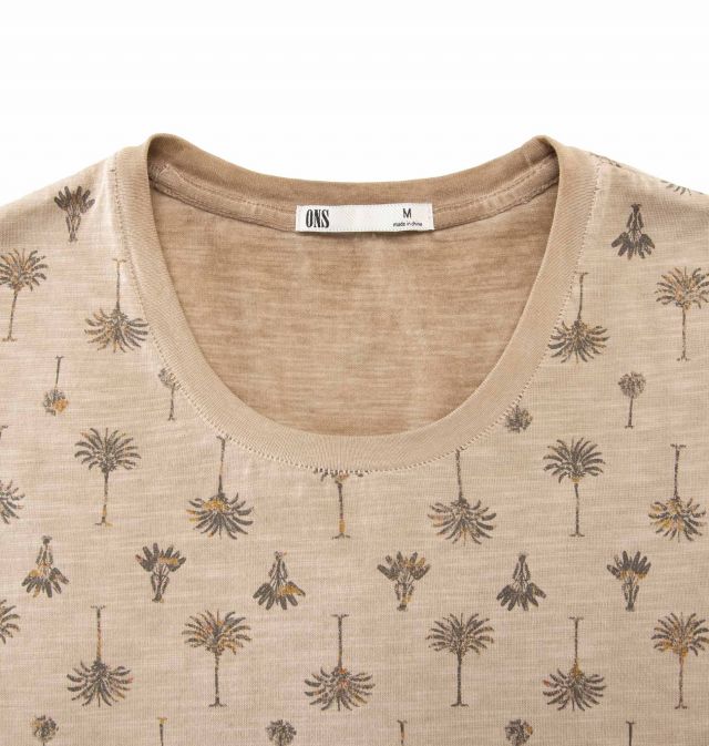 PALM PRINT CREWNECK