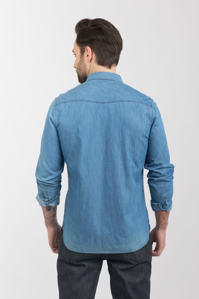 INDIGO MILITARY SHIRT