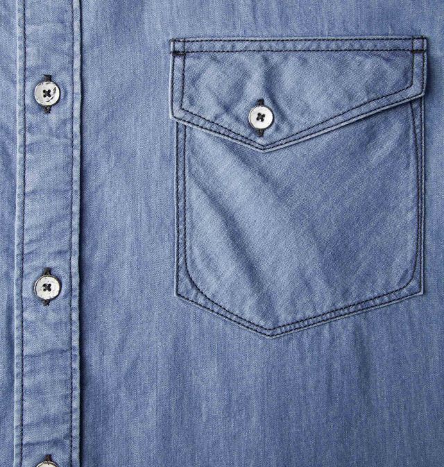 INDIGO MILITARY SHIRT