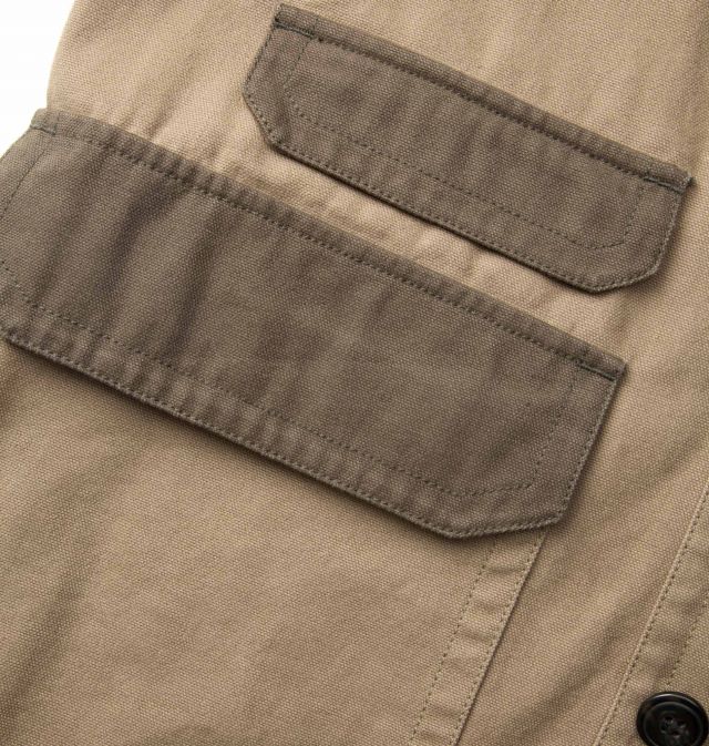 CANVAS SHIRT PARKA/MD.OLIVE