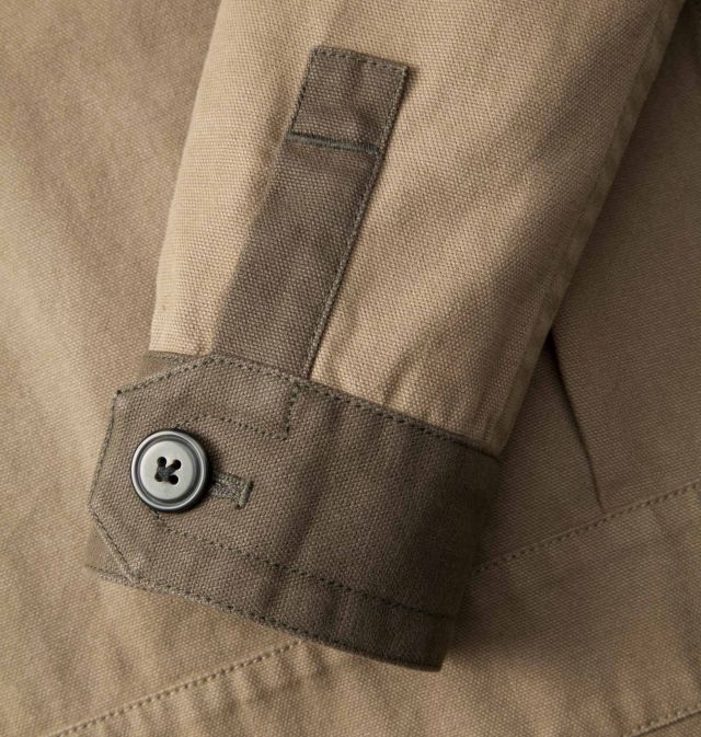 CANVAS SHIRT PARKA/MD.OLIVE