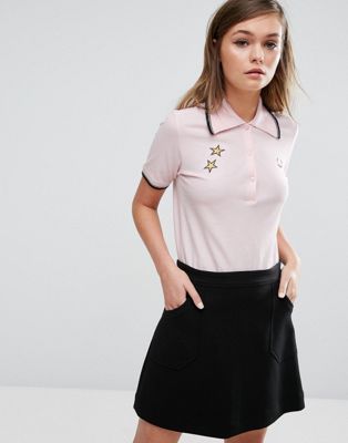 Fred Perry | Fred Perry Bella Freud Star Embroidered Polo