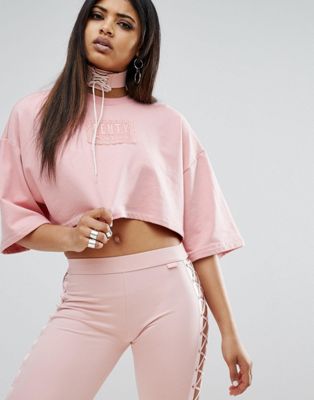 Puma | Puma X Fenty Cropped Crew Neck T-Shirt