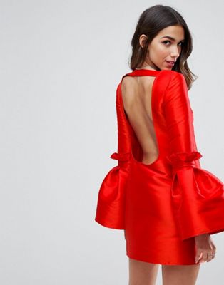 ASOS | ASOS Structured Extreme Sleeve Mini Dress