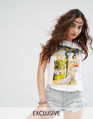 Reclaimed Vintage | Reclaimed Vintage Inspired Shrunken T-Shirt With Print