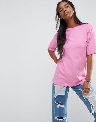 ASOS | ASOS T-Shirt in Boxy Fit with Shoulder Pad