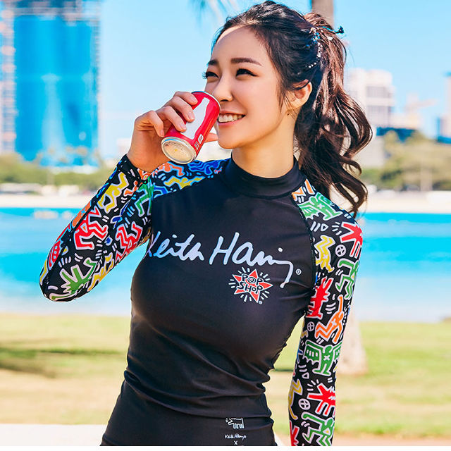 16 STL papsyap Black Rashguard  (Women) | S.T.L japan