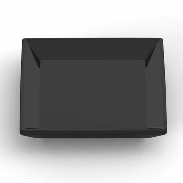 サービングプレート 正方形 ブラックテラコッタバーウェア 