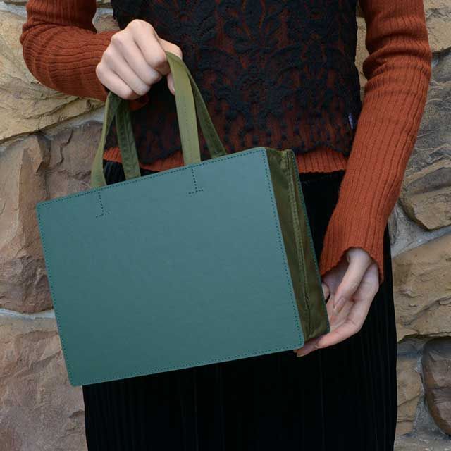 PATTA BAG A5 YOKO　GREEN(PBA0705-G)