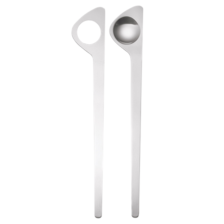 Arne Jacobsen Salad servers STEEL