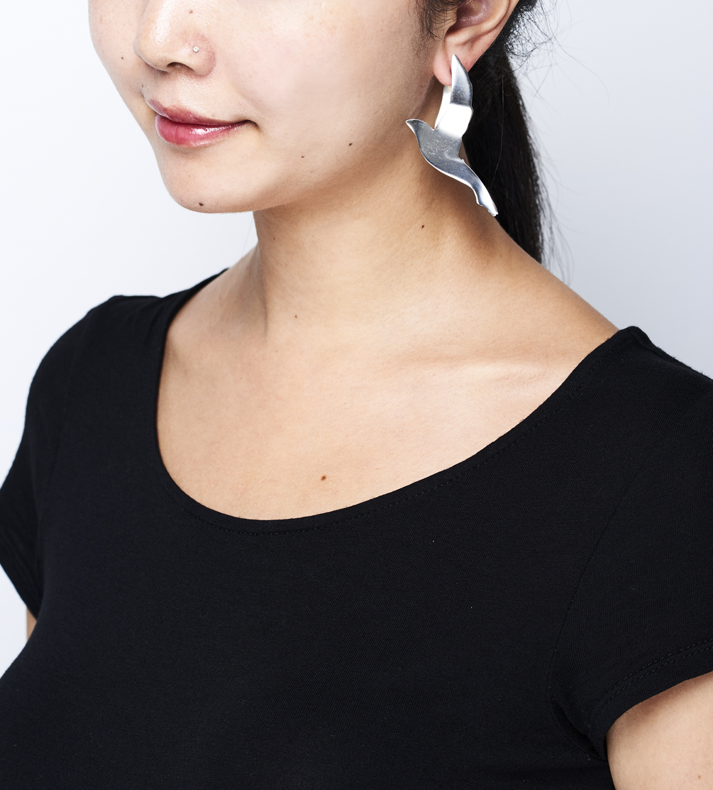 Capture -Large Bird earring- | MEGUMI TOYOKAWA