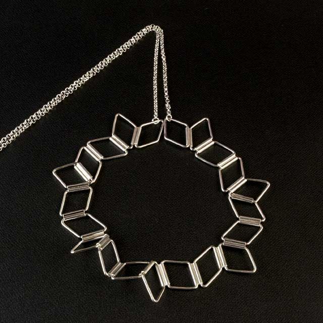 Snowflakes Diamond Necklace0307｜Megumi Toyokawa