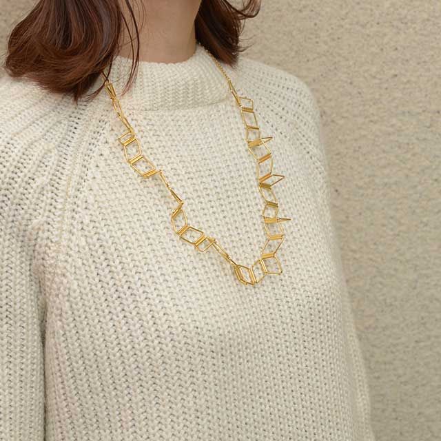 Snowflakes Diamond Necklace 0311｜Megumi Toyokawa