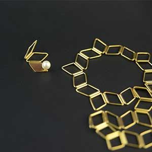 Snowflakes Diamond Necklace 0311｜Megumi Toyokawa
