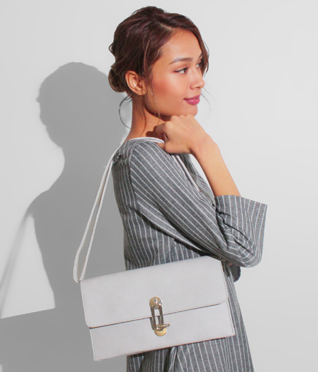 Settimissimo シルバーフックエンボス2WAYバッグ - OUTLET - ANAP オンラインショップ[通販]