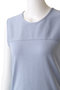 ebure(エブール)｜ライトシルクコットン ノースーブニットトップス/ライトブルー の通販｜ELLESHOP・(エル・ショップ)