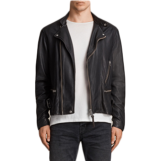 ALLSAINTS BEXTER BIKER （ANTHRACITE GREY)