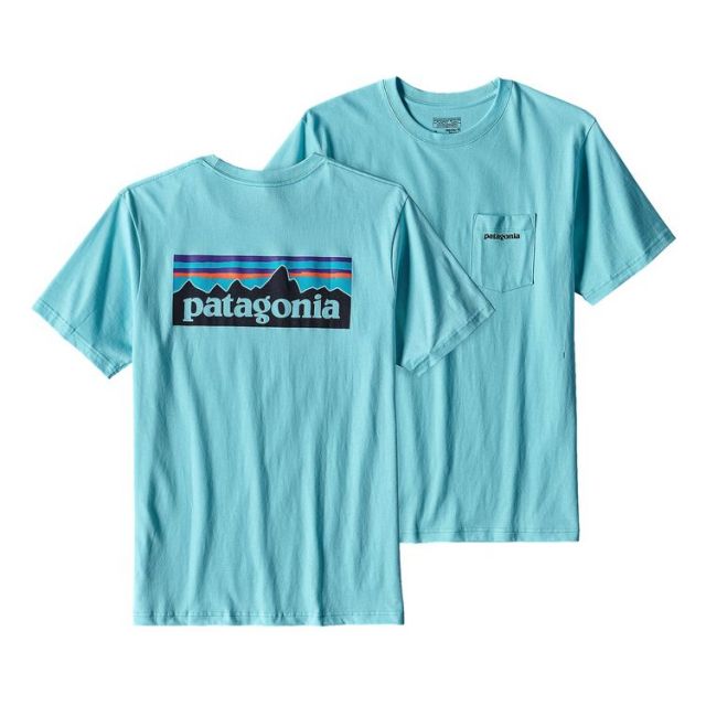 メンズ・P-6ロゴ・コットン・ポケット・Tシャツ