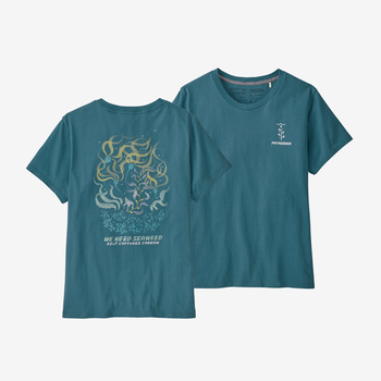 ウィメンズ・ウィー・ニード・シーウィード・リジェネラティブ・オーガニック・パイロット・コットン・Tシャツ | パタゴニア公式サイト | W's We Need Seaweed Regenerative Organic Pilot Cotton T-Shir