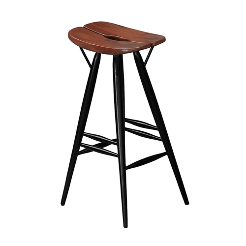 ピルッカ バースツール H65cm ブラウン×ブラック  （Artek / アルテック）  ｜【SEMPRE.JP】公式通販 家具・雑貨・インテリアショップのセンプレ