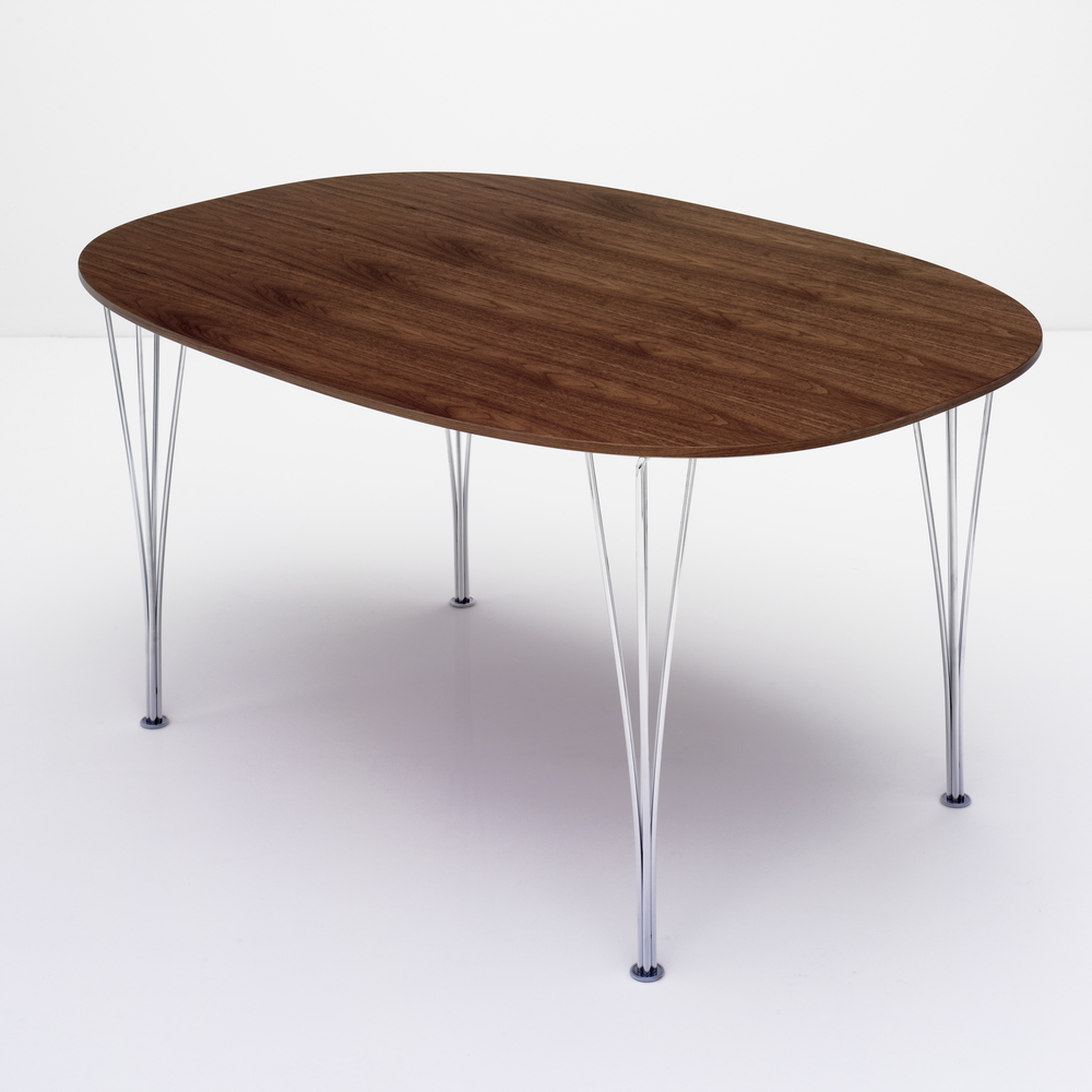 スーパー楕円テーブル / B612 ウォールナット W150×H72cm （Fritz Hansen フリッツハンセン） ｜【SEMPRE.JP】公式通販 家具・雑貨・インテリアショップのセンプレ