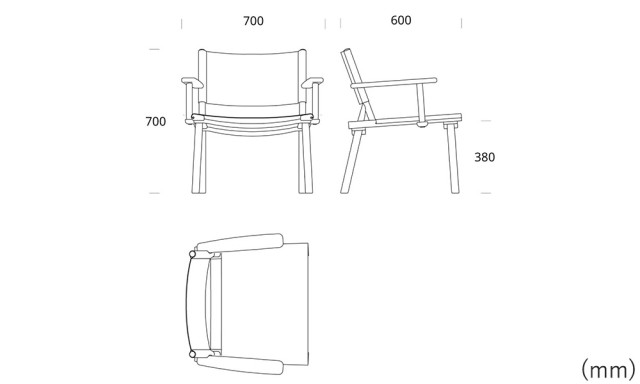 ディッセンバーラウンジチェア オーク / December Lounge Chair (NIKARI ニカリ) ｜【SEMPRE.JP】公式通販 家具・雑貨・インテリアショップのセンプレ