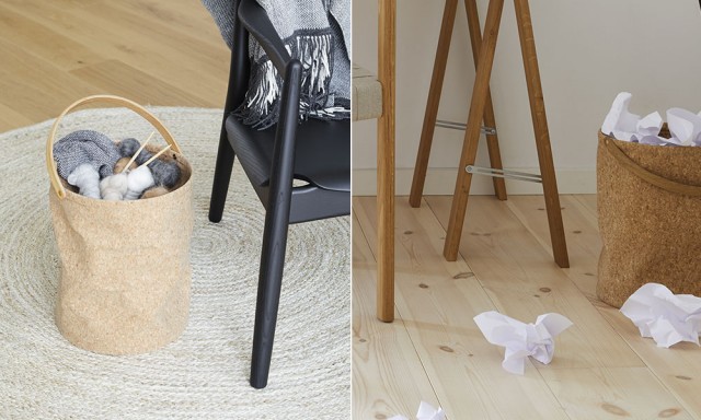 ネストコルクバスケット / Nest Cork Paper Bin (Form & Refine / フォーム＆リファイン) ｜【SEMPRE.JP】公式通販 家具・雑貨・インテリアショップのセンプレ
