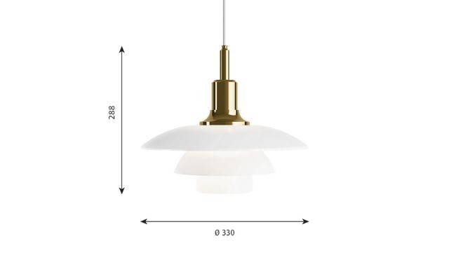 PH 3 1/2 - 3 グラスペンダント / 真鍮メタライズド (ルイスポールセン・Louis Poulsen) ｜【SEMPRE.JP】公式通販 家具・雑貨・インテリアショップのセンプレ