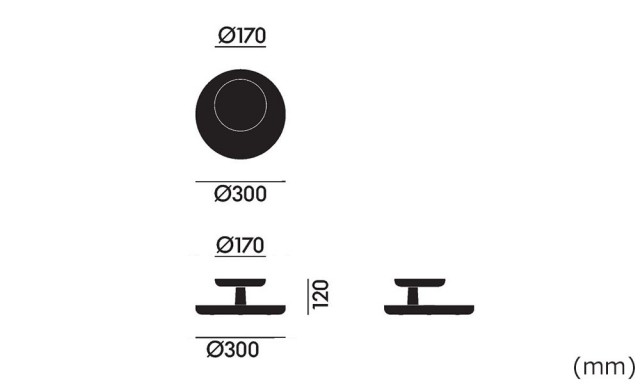 ロータリートレー Rotary Tray / アイスグレー (vitra ヴィトラ) ｜【SEMPRE.JP】公式通販 家具・雑貨・インテリアショップのセンプレ