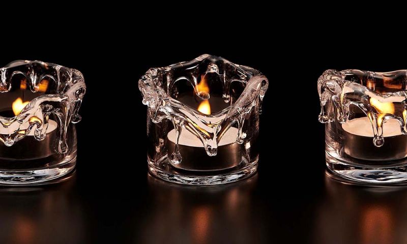 【在庫限り】メルトキャンドルホルダー フェノム FENOM / クリア FNM-466W (スガハラ・sghr) ｜【SEMPRE.JP】公式通販 家具・雑貨・インテリアショップのセンプレ