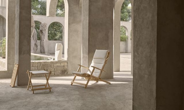 BM5768 デッキチェア フットスツール /  BM OUTDOOR SERIES (Carl Hansen & Son / カールハンセン＆サン) ｜【SEMPRE.JP】公式通販 家具・雑貨・インテリアショップのセンプレ