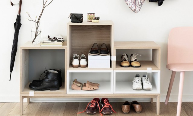 スタックドM バックボード付き オーク / STACKED (muuto / ムート) ｜【SEMPRE.JP】公式通販 家具・雑貨・インテリアショップのセンプレ