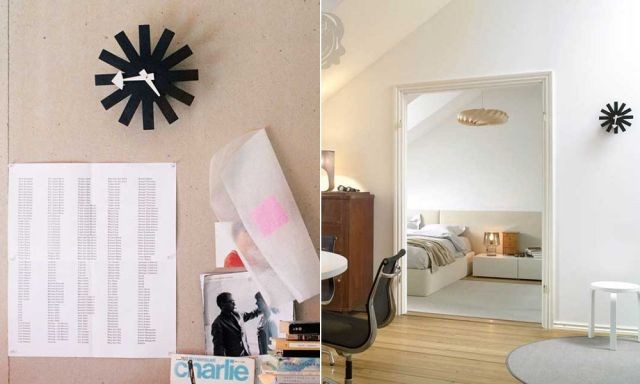 アスタリスククロック ブラック Asterisk Clock / ネルソンクロック (vitra ヴィトラ) ｜【SEMPRE.JP】公式通販 家具・雑貨・インテリアショップのセンプレ