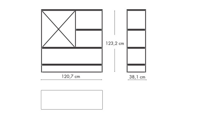 プランナーシェルフ PLANNER SHELVING / MC-510 ミディアム (FRITZ HANSEN / フリッツ・ハンセン) ｜【SEMPRE】公式通販 家具・雑貨・インテリアショップのセンプレ