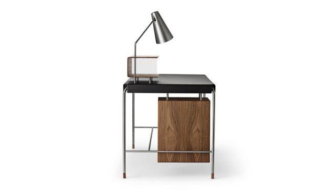 AJ52 ソサイエティ・テーブル / 140×70cm ウォルナット材 オイル仕上げ leather groupF (Carl Hansen & Son / カールハンセン＆サン) ｜【SEMPRE】公式通販 家具・雑貨・インテリアショップのセンプレ
