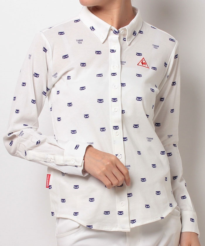 長袖シャツ(17FW)(DE0031982) | ルコックスポルティフ ゴルフコレクション(le coq sportif GOLF COLLECTION) - MAGASEEK