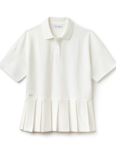 ラコステ -ウィメンズ - ウェア - ポロシャツ - プリーツポロシャツ (半袖) - 公式通販サイト - LACOSTE（ラコステ) オンラインショップ