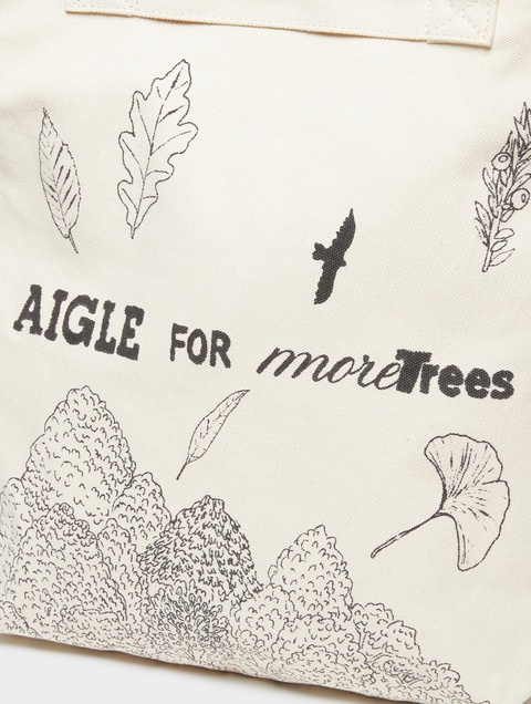 ユニセックス 【AIGLE for more trees】チャリティ グラフィック キャンバストート ZNH121J  -  AIGLE（エーグル）公式オンラインショップ