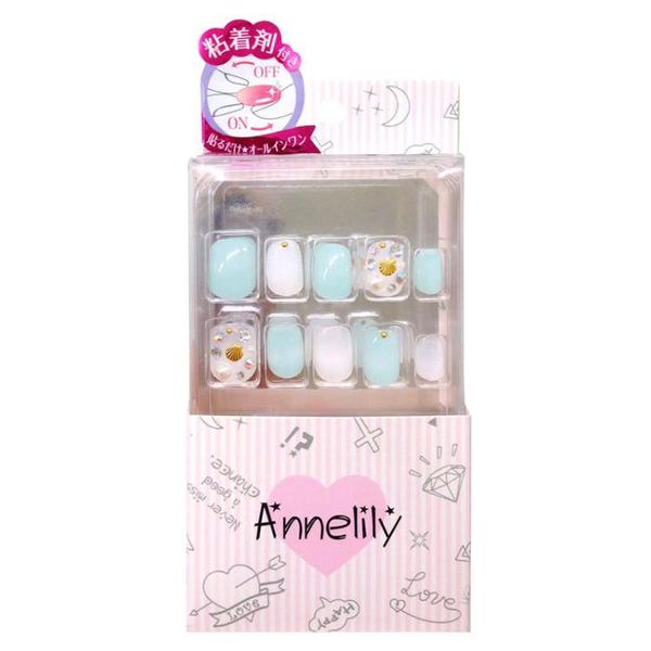 ネイルチップ　オールインワン　００２　粘着剤付｜コスメ＆ビューティー | ネイルケア・ネイルアート | ｜Annelily(アンリリー)｜ウイングビート｜ロフトネットストア