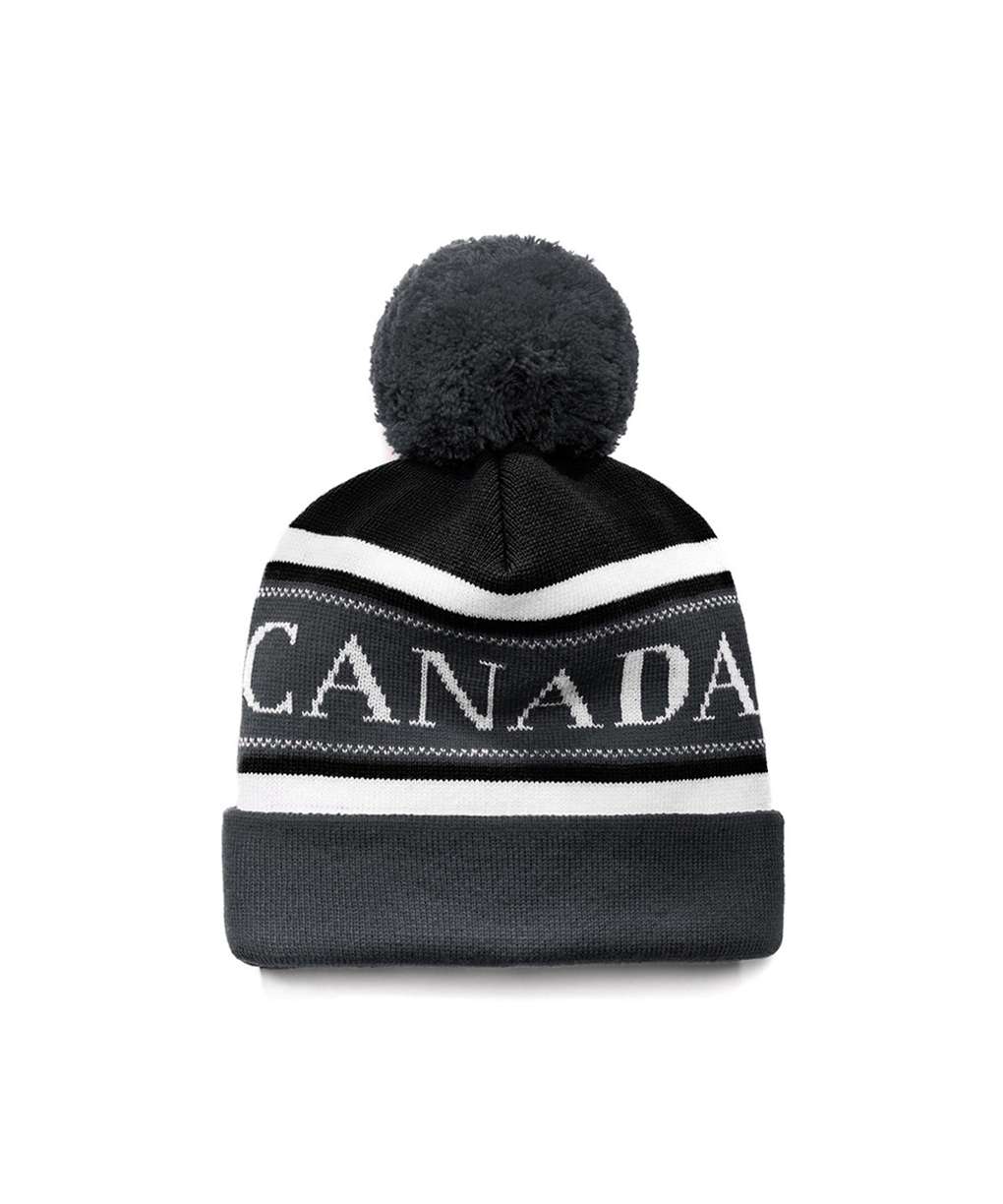 MERINO LOGO POM HAT(2621000028-3060)｜Hats｜アクセサリー｜メンズ｜カナダグース (CANADA GOOSE) 日本公式サイト
