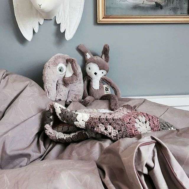 【sebra/セバ】ベビーブランケット 鍵編み 80x80cm