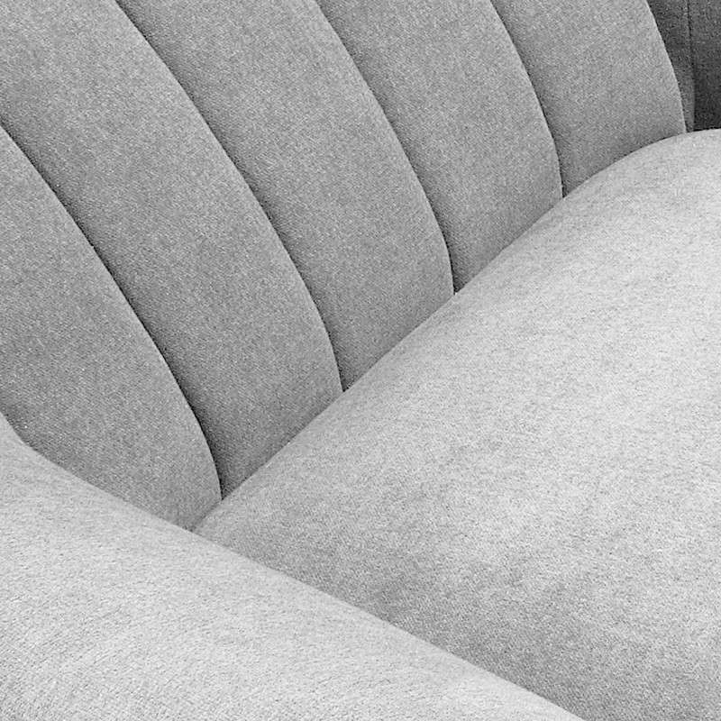 OFF Armchair natural wooden legs, fabric light grey | 商品カテゴリー,ソファ | LaForma Japan