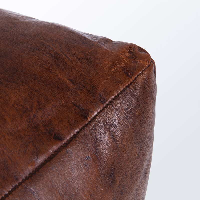 HEMMA Pouf brown leather | 商品カテゴリー,チェア | LaForma Japan