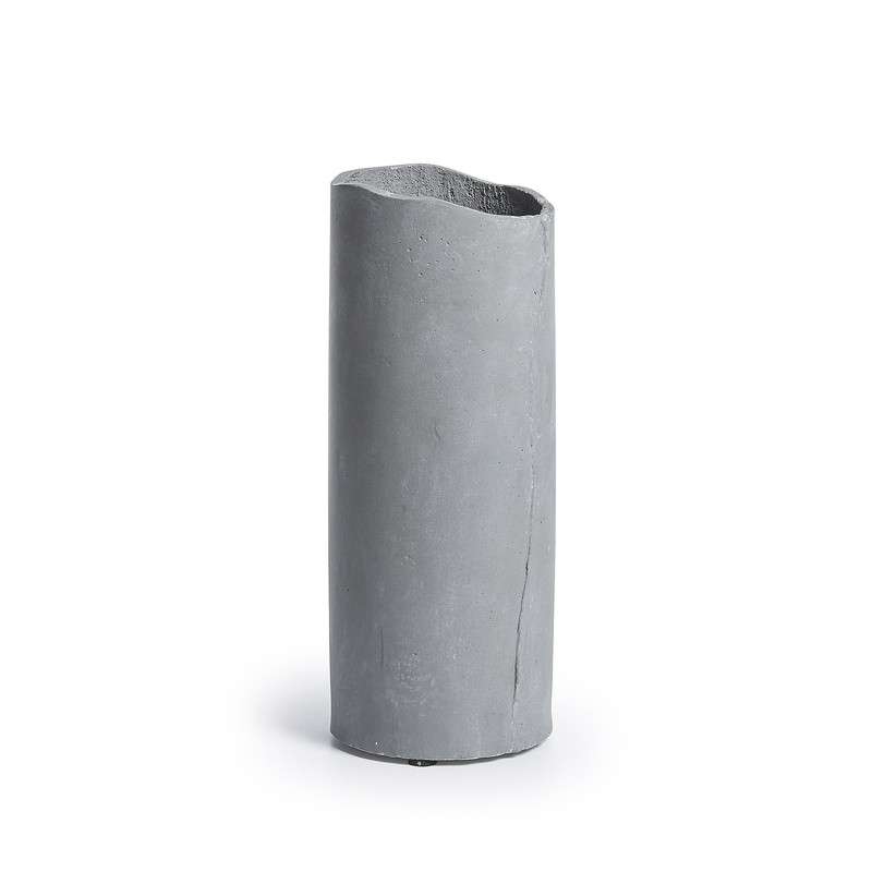 NIDIA Vase 30 cm cement dark grey | 商品カテゴリー,デコレーション雑貨,アクセサリー | LaForma Japan