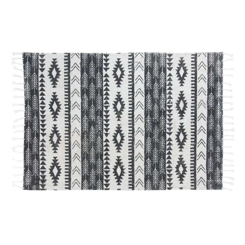 DAYNA Carpet wool 160x230 natural black | 商品カテゴリー,ホームテキスタイル,ラグ・カーペット | LaForma Japan