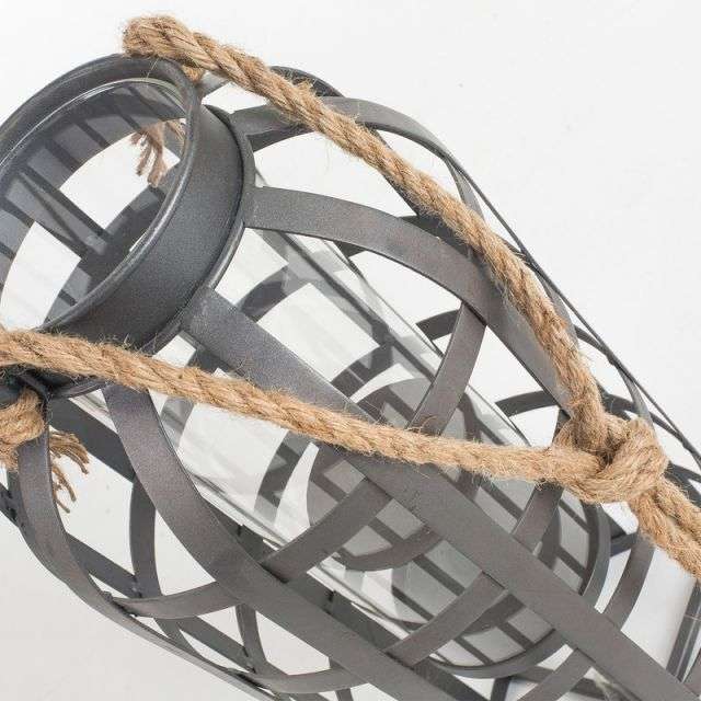 SONVE Candle holder 58 cm metal grey